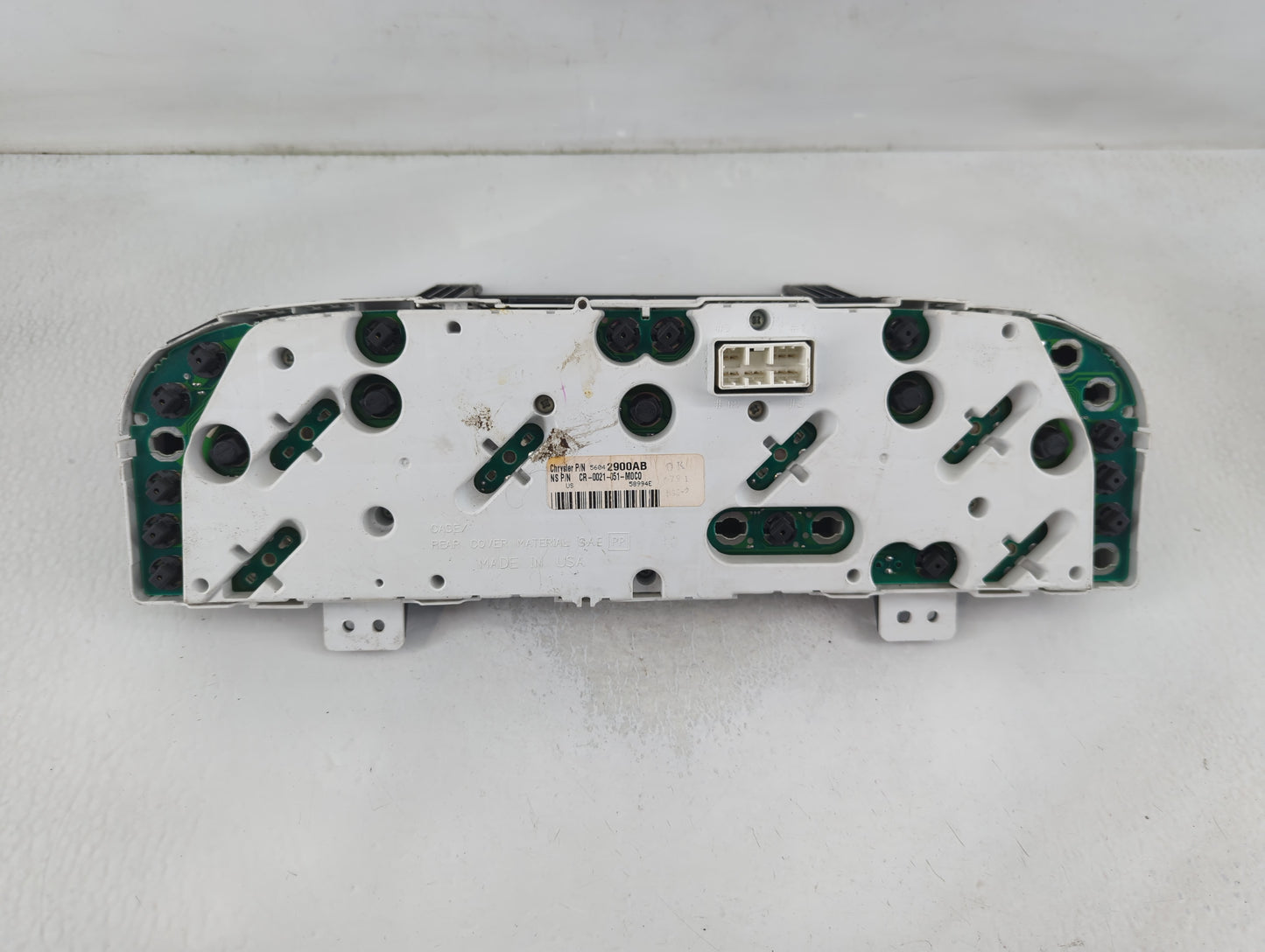 2001 Jeep Grand Cherokee Instrument Cluster Speedometer Gauges P/N:56042900AB Fits OEM Used Auto Parts - Oemusedautoparts1.c