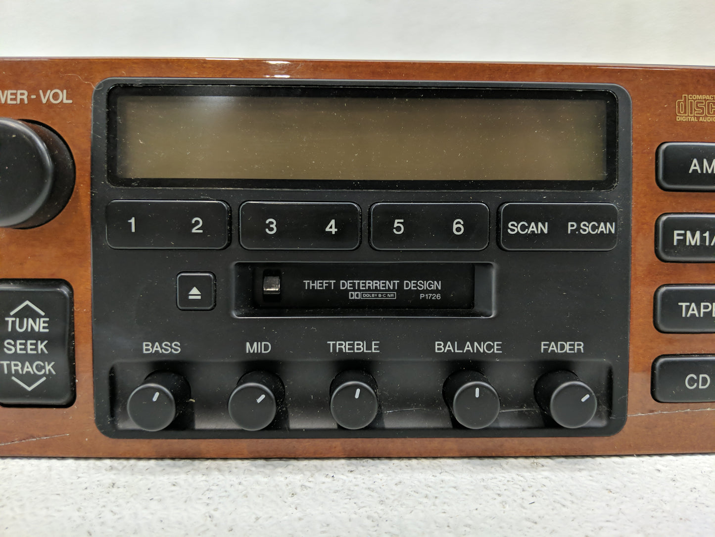 2000-2001 Lexus Es300 Radio AM FM Cd Player Receiver Replacement P/N:86120-33370 Fits Fits 2000 2001 OEM Used Auto Parts - O