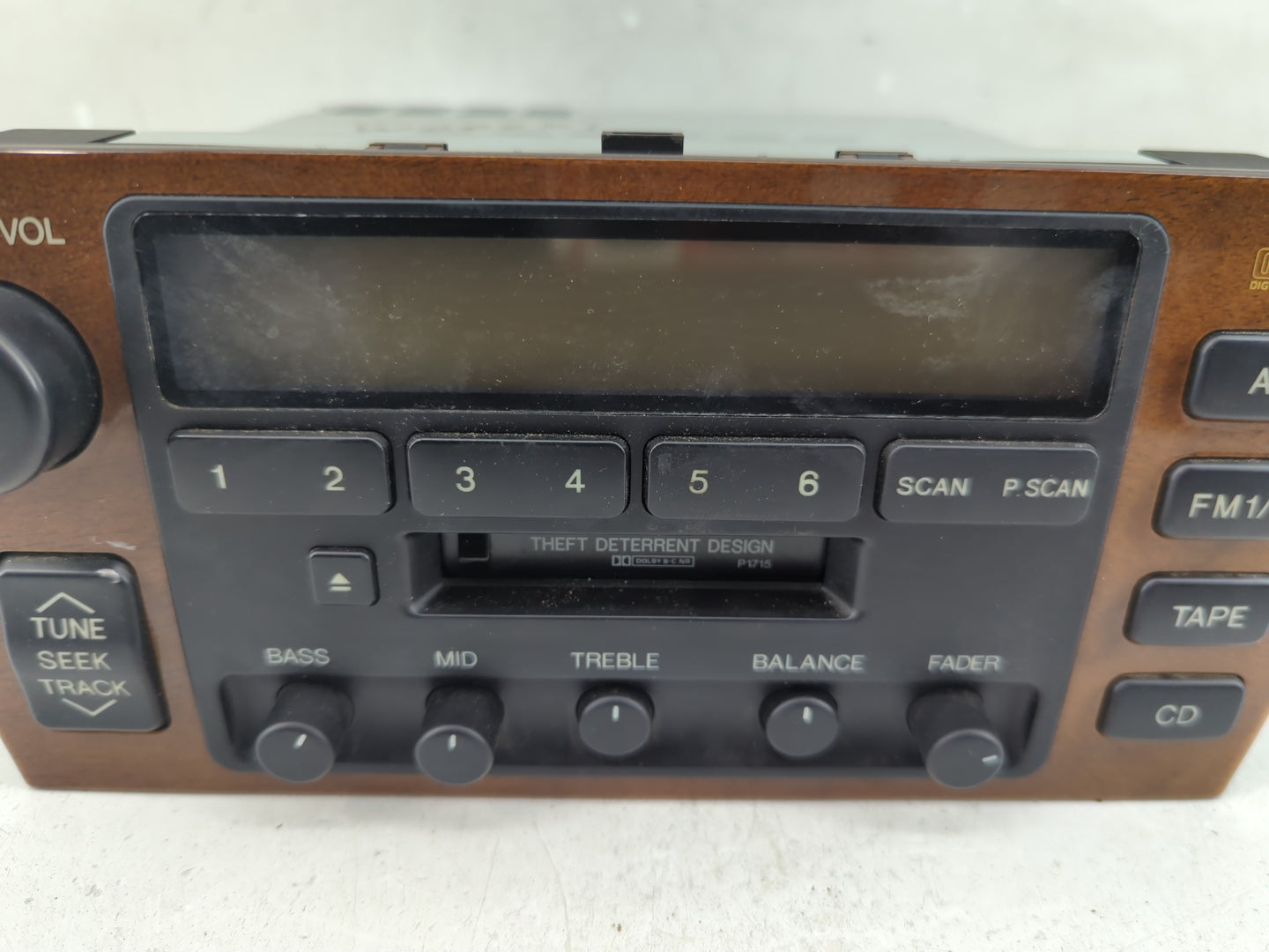 2000-2001 Lexus Es300 Radio AM FM Cd Player Receiver Replacement P/N:86120-33320 Fits Fits 2000 2001 OEM Used Auto Parts - O