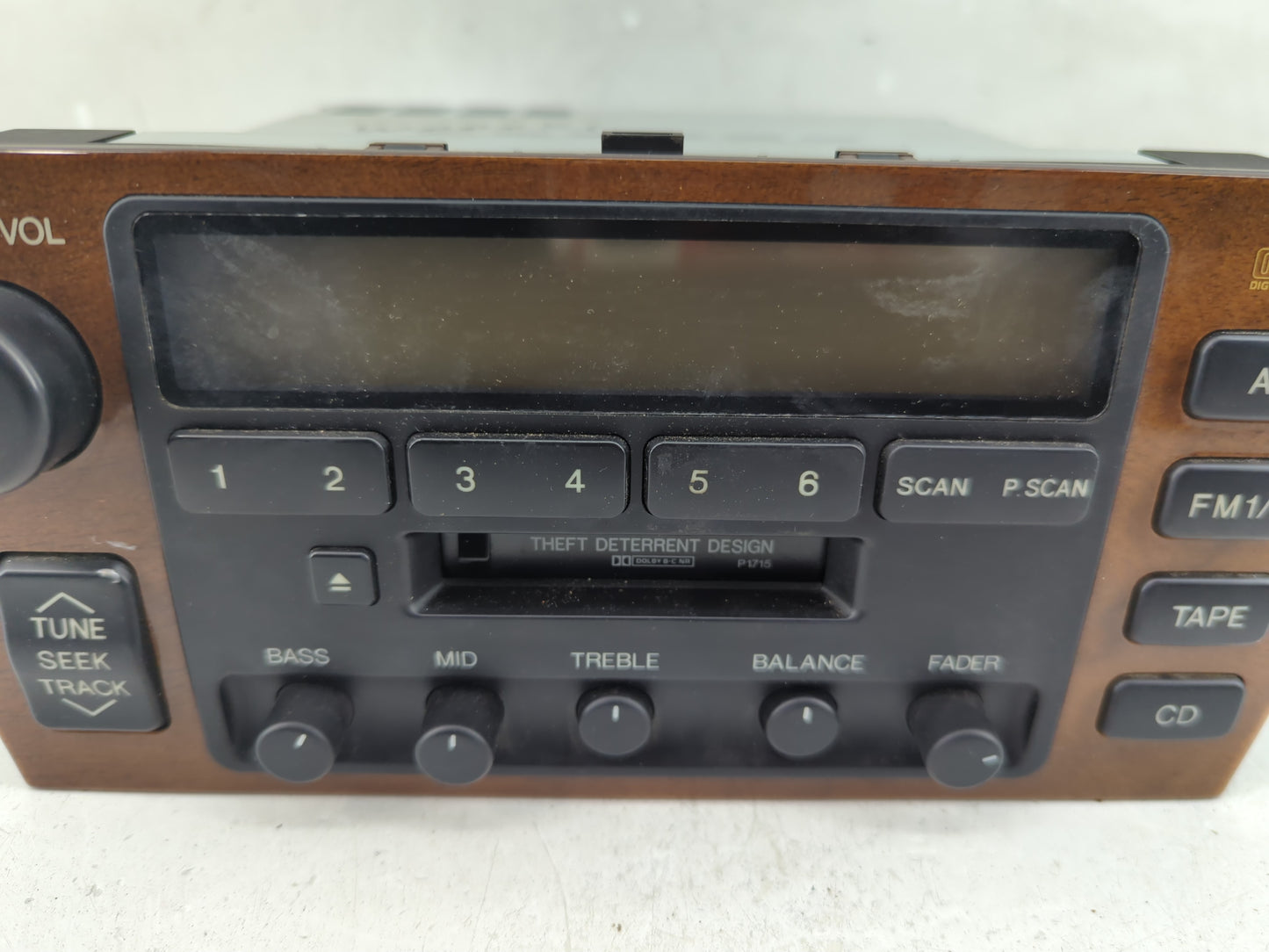 2000-2001 Lexus Es300 Radio AM FM Cd Player Receiver Replacement P/N:86120-33320 Fits Fits 2000 2001 OEM Used Auto Parts - O