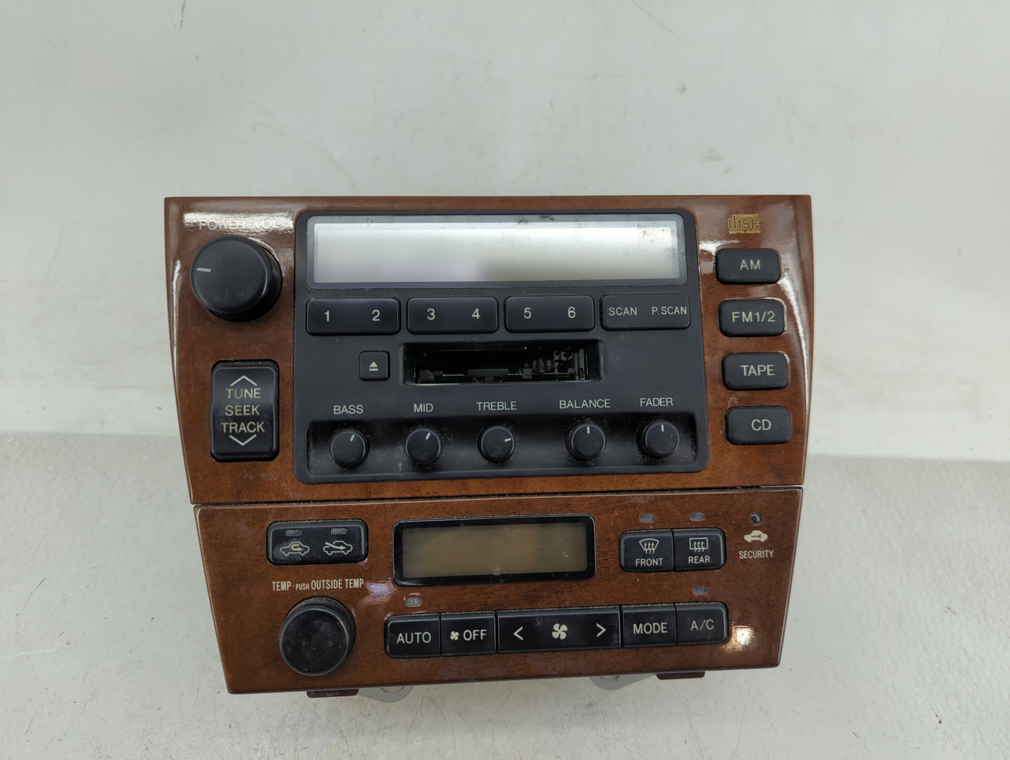 2000-2001 Lexus Es300 Radio AM FM Cd Player Receiver Replacement Fits Fits 2000 2001 OEM Used Auto Parts - Oemusedautoparts1