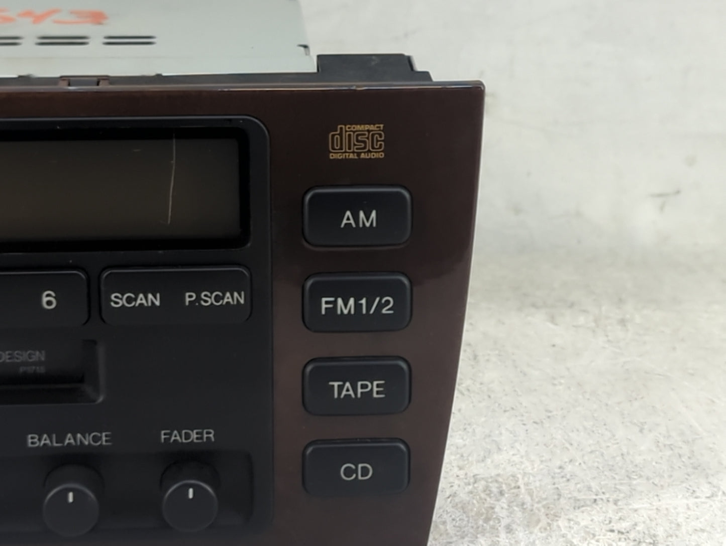 2000-2001 Lexus Es300 Radio AM FM Cd Player Receiver Replacement P/N:86120-33320 KEX-M8196ZT Fits Fits 2000 2001 OEM Used Au
