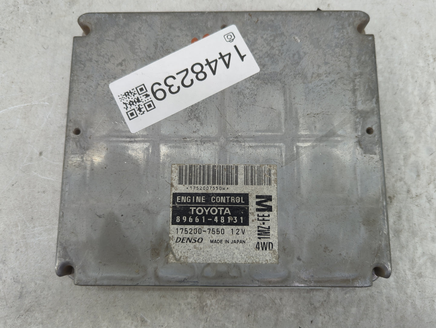 2001 Lexus Rx300 PCM Engine Control Computer ECU ECM PCU OEM P/N:89661-48131 175200-7550 Fits OEM Used Auto Parts - Oemuseda