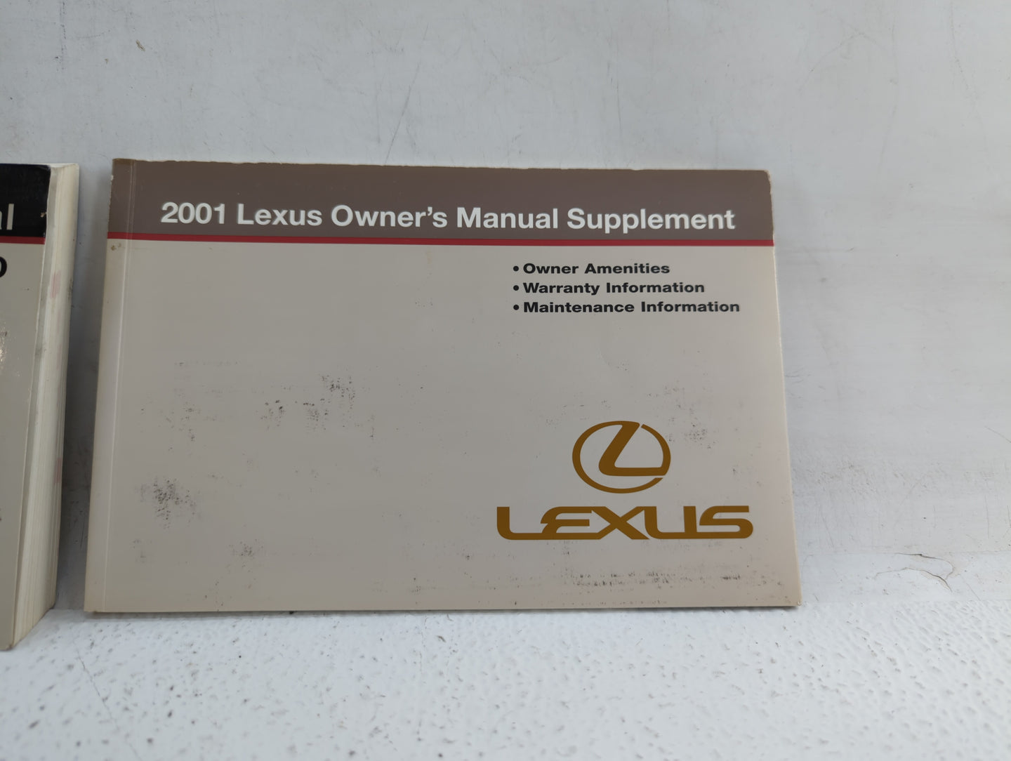 2001 Lexus Rx300 Owners Manual Book Guide OEM Used Auto Parts - Oemusedautoparts1.com