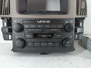 2001 Lexus Rx300 Radio AM FM Cd Player Receiver Replacement P/N:86120-48050 Fits OEM Used Auto Parts