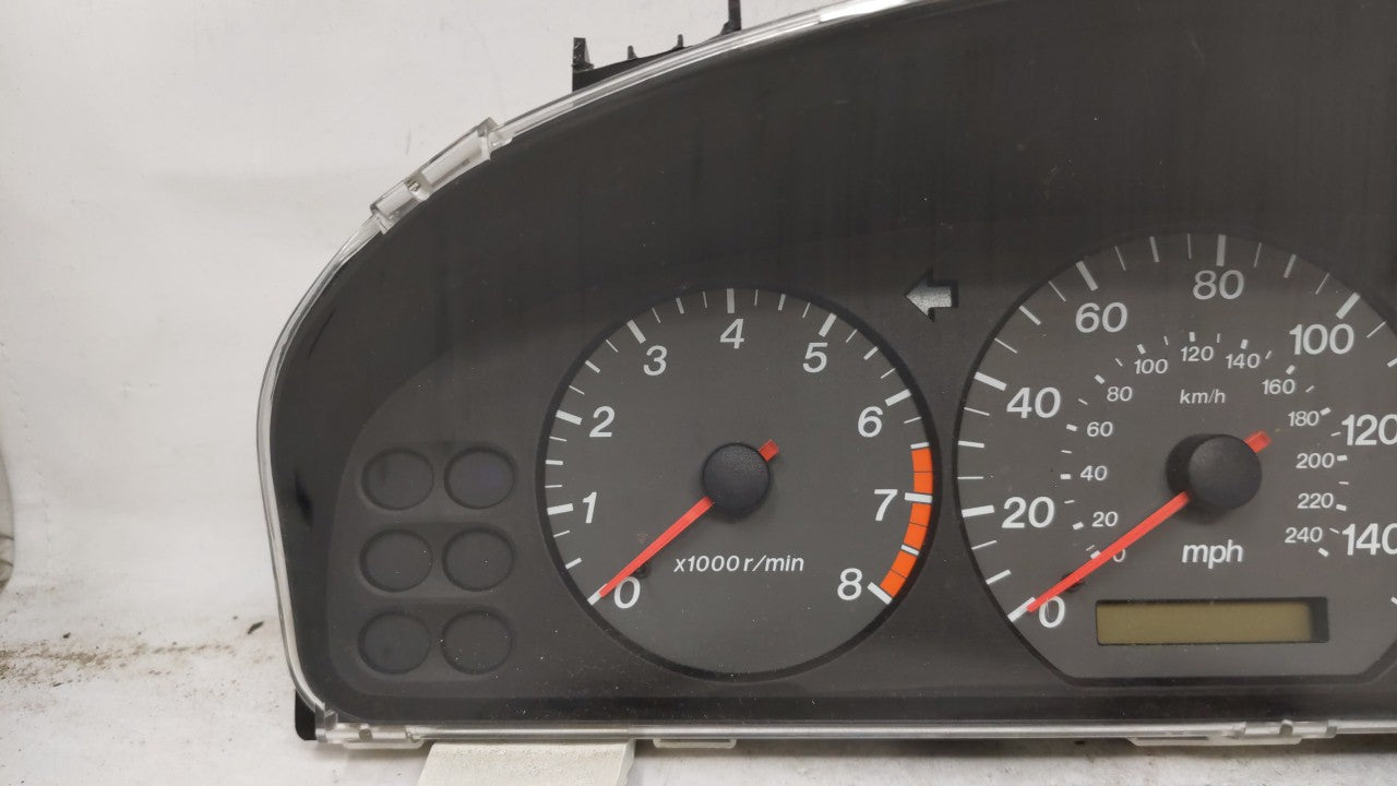 2001-2002 Mazda 626 Instrument Cluster Speedometer Gauges Fits Fits 2001 2002 OEM Used Auto Parts - Oemusedautoparts1.com