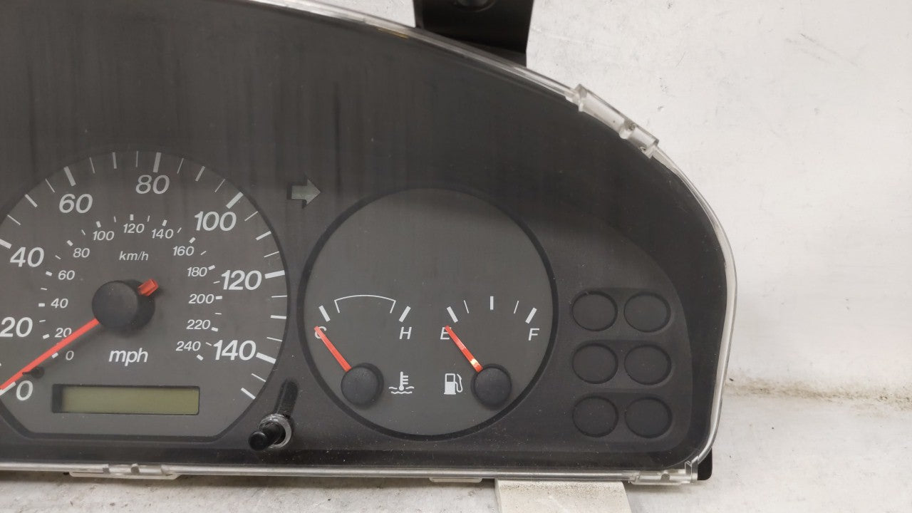 2001-2002 Mazda 626 Instrument Cluster Speedometer Gauges Fits Fits 2001 2002 OEM Used Auto Parts - Oemusedautoparts1.com