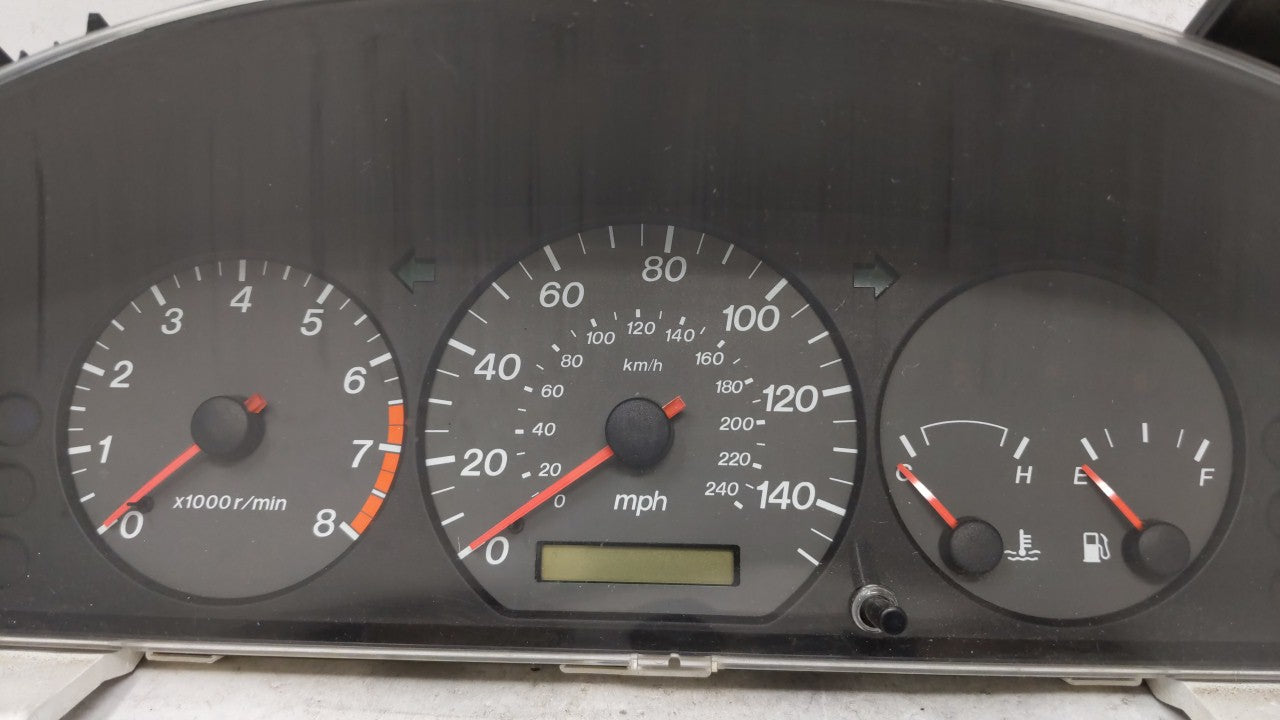 2001-2002 Mazda 626 Instrument Cluster Speedometer Gauges Fits Fits 2001 2002 OEM Used Auto Parts - Oemusedautoparts1.com