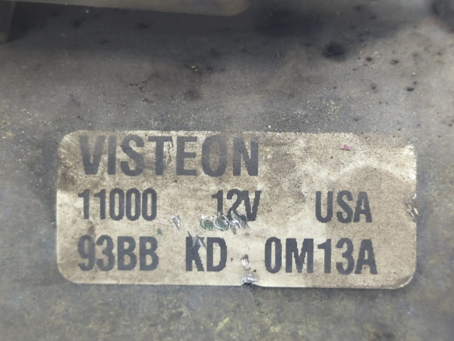 2001-2004 Mazda Tribute Car Starter Motor Solenoid OEM P/N:93BB 11000 KD Fits Fits 2000 2001 2002 2003 2004 OEM Used Auto Pa