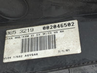 2001-2006 Mazda Tribute Side Mirror Replacement Passenger Right View Door Mirror P/N:YL84 17682 AGY Fits OEM Used Auto Parts