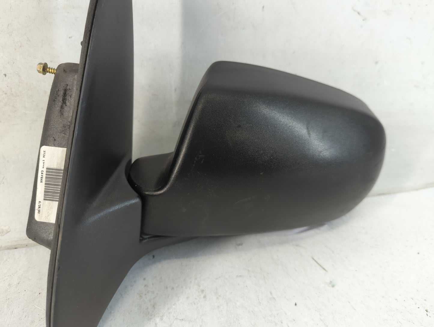 2001-2005 Mazda Tribute Driver Left Side View Manual Door Mirror Black - Oemusedautoparts1.com