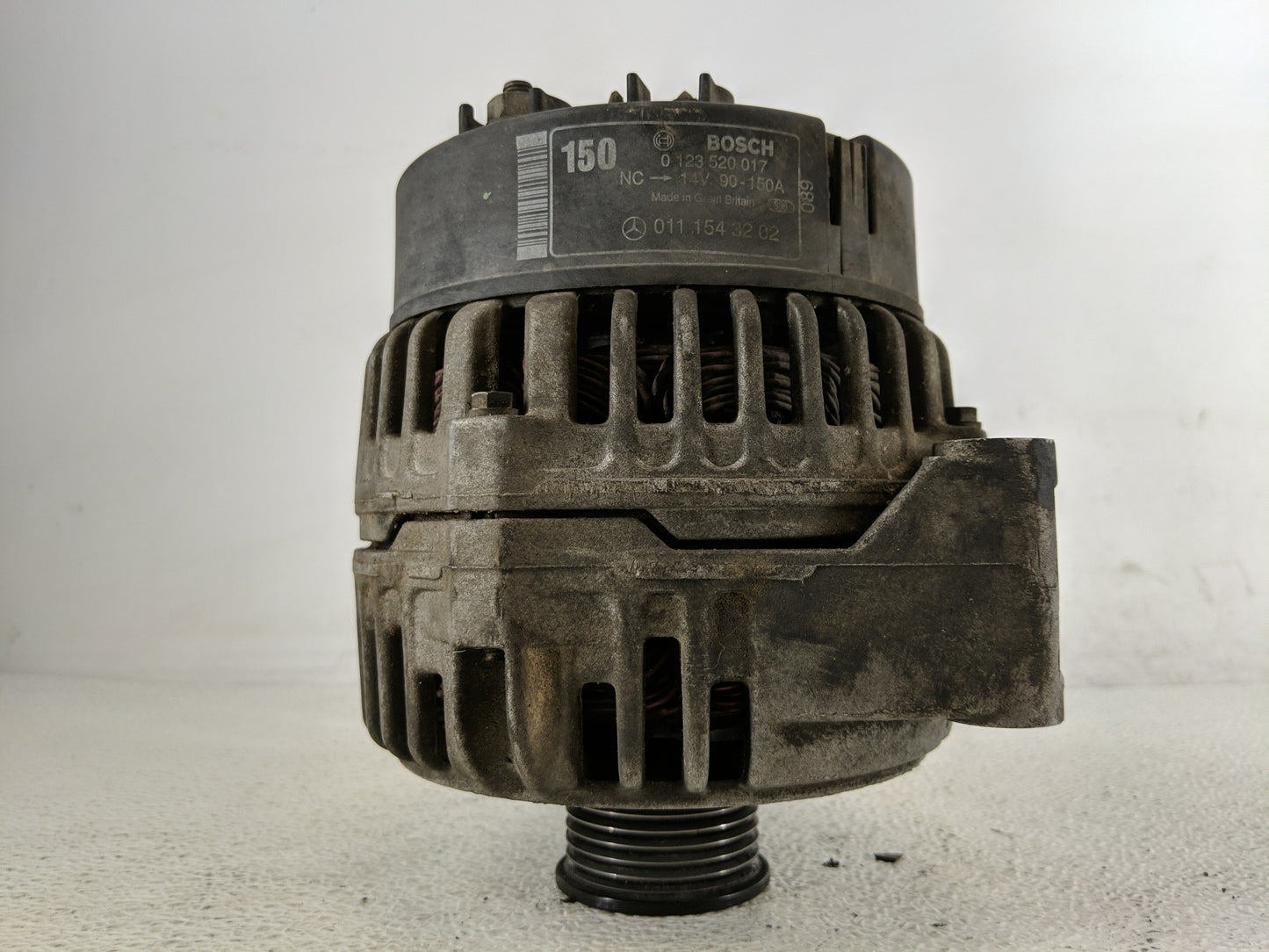 2000-2001 Mercedes-Benz S430 Alternator Replacement Generator Charging Assembly Engine OEM P/N:0 123 520 017 011 154 32 02 F