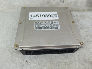 2001-2002 Mercedes-Benz Slk PCM Engine Control Computer ECU ECM PCU OEM P/N:A0275459332 0261206676 Fits Fits 2001 2002 OEM U