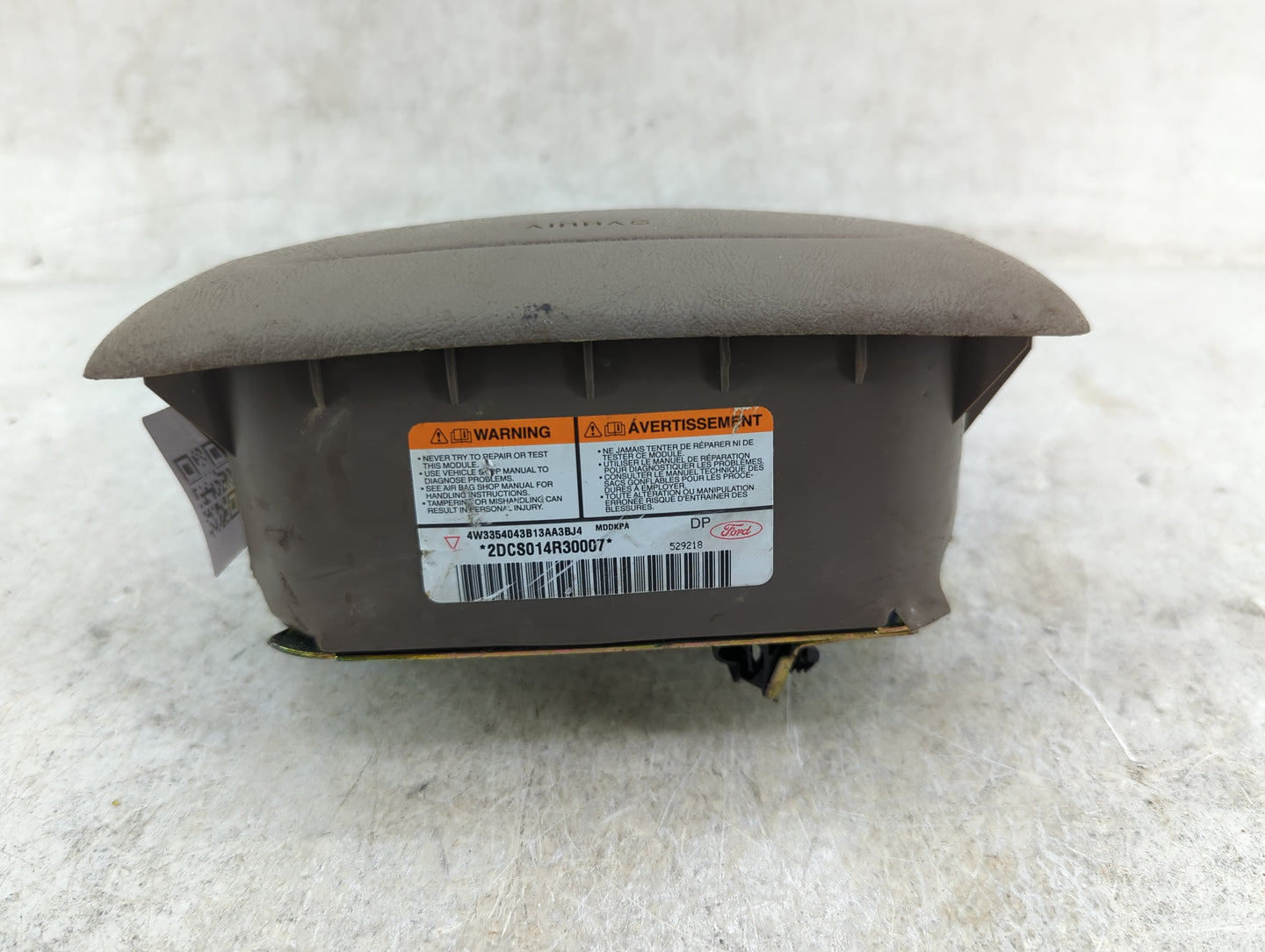 2001 Mercury Grand Marquis Air Bag Rear Right Passenger Door Tan - Oemusedautoparts1.com
