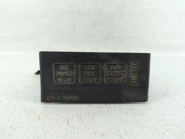 2001 Mercury Grand Marquis Fusebox Fuse Box Panel Relay Module Fits OEM Used Auto Parts - Oemusedautoparts1.com