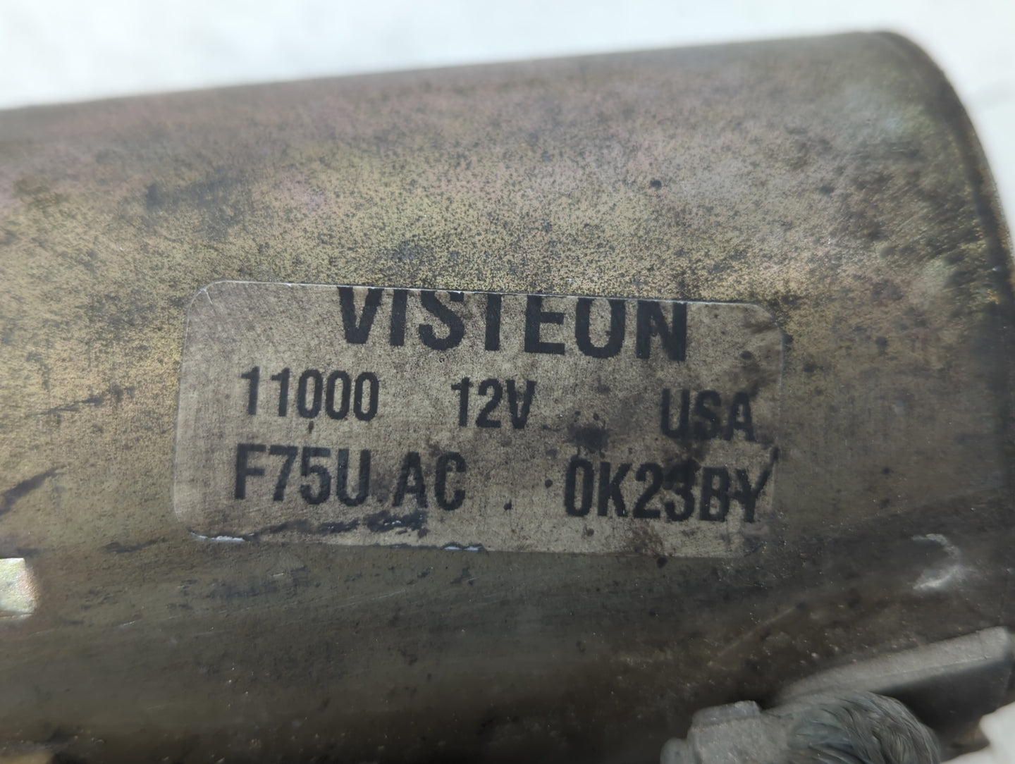 2001 Mercury Grand Marquis Car Starter Motor Solenoid OEM P/N:F75U AC OK23BY 11000 12V Fits OEM Used Auto Parts - Oemusedaut