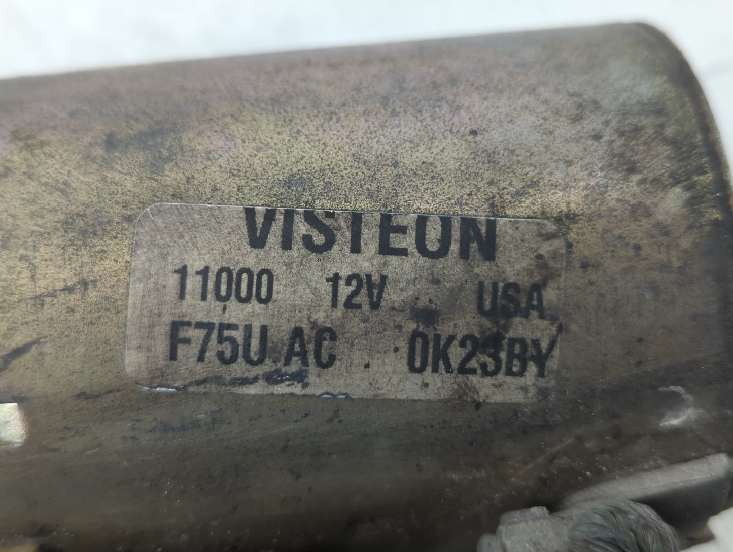 2001 Mercury Grand Marquis Car Starter Motor Solenoid OEM P/N:F75U AC OK23BY 11000 12V Fits OEM Used Auto Parts - Oemusedaut