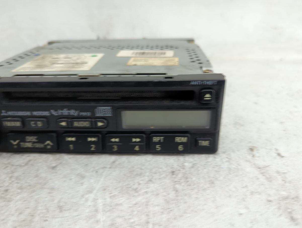 2001 Mitsubishi Galant Radio AM FM Cd Player Receiver Replacement P/N:P913 2-0000027905 Fits Fits 2000 OEM Used Auto Parts -