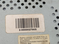 2001 Mitsubishi Galant Radio AM FM Cd Player Receiver Replacement P/N:P913 2-0000027905 Fits Fits 2000 OEM Used Auto Parts -