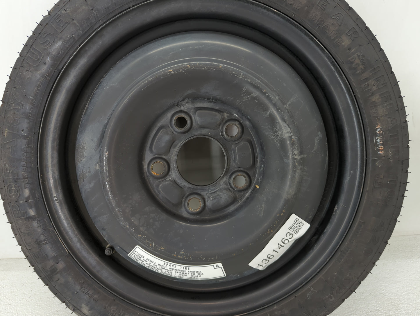 1993-2001 Nissan Altima Spare Donut Tire Wheel Rim Oem - Oemusedautoparts1.com