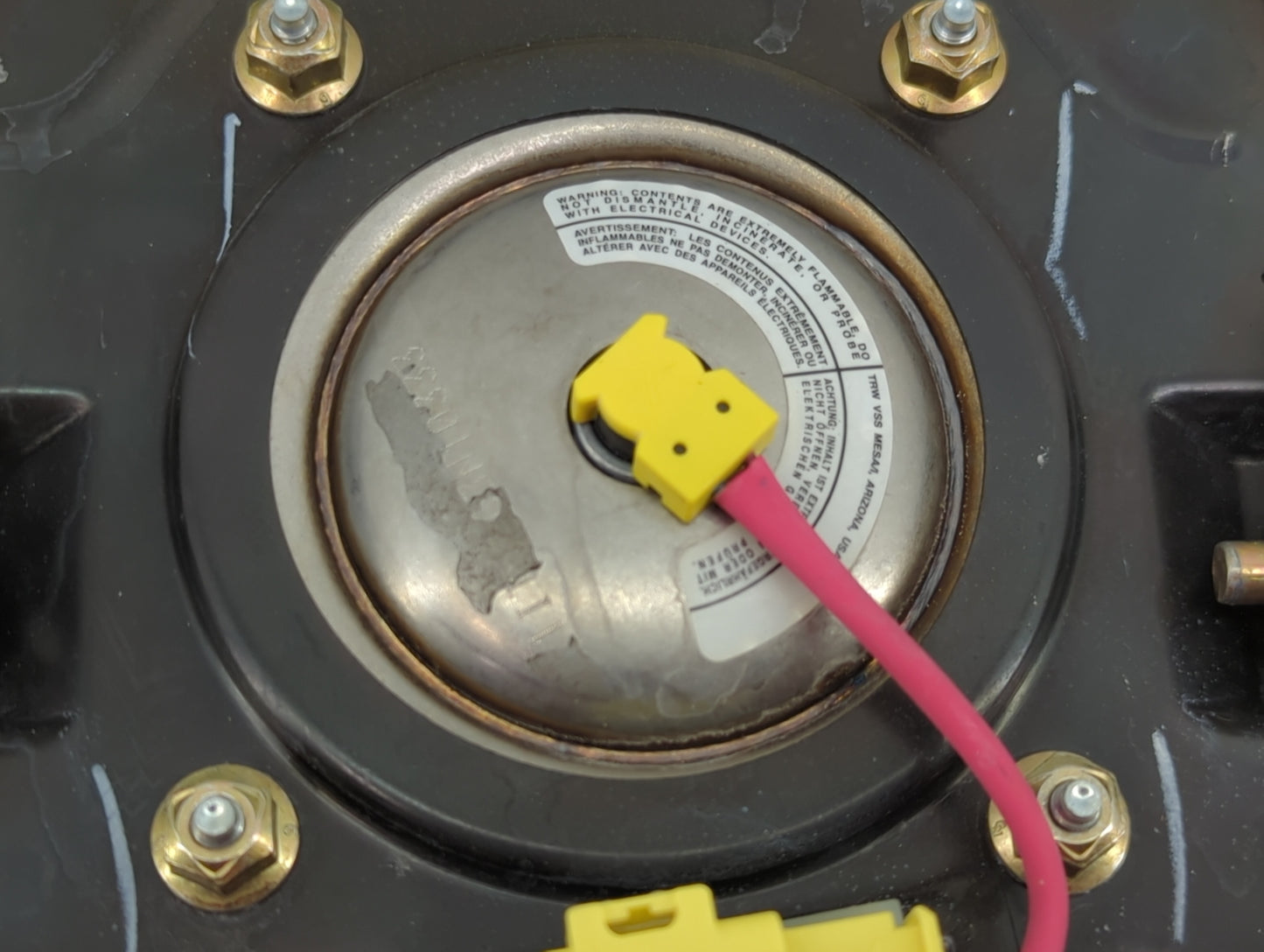 2001-2001 Nissan Xterra Air Bag Driver Left Steering Wheel Mounted 1466098 - Oemusedautoparts1.com