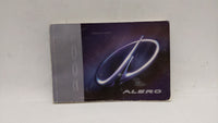 2001 Oldsmobile Alero Owners Manual Book Guide OEM Used Auto Parts - Oemusedautoparts1.com