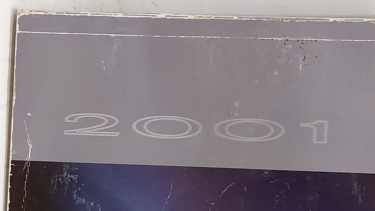 2001 Oldsmobile Alero Owners Manual Book Guide OEM Used Auto Parts - Oemusedautoparts1.com