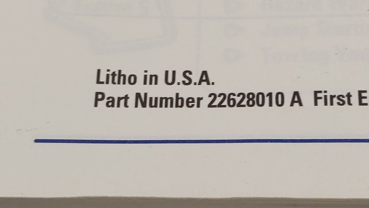 2001 Oldsmobile Alero Owners Manual Book Guide OEM Used Auto Parts - Oemusedautoparts1.com