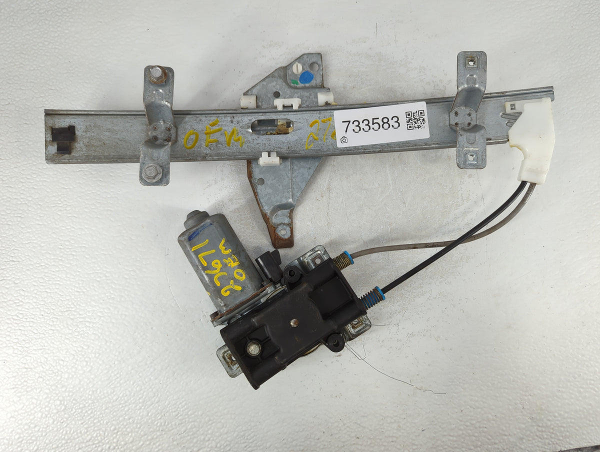1997-2003 Pontiac Grand Prix Driver Left Rear Window Regulator 733583 - Oemusedautoparts1.com