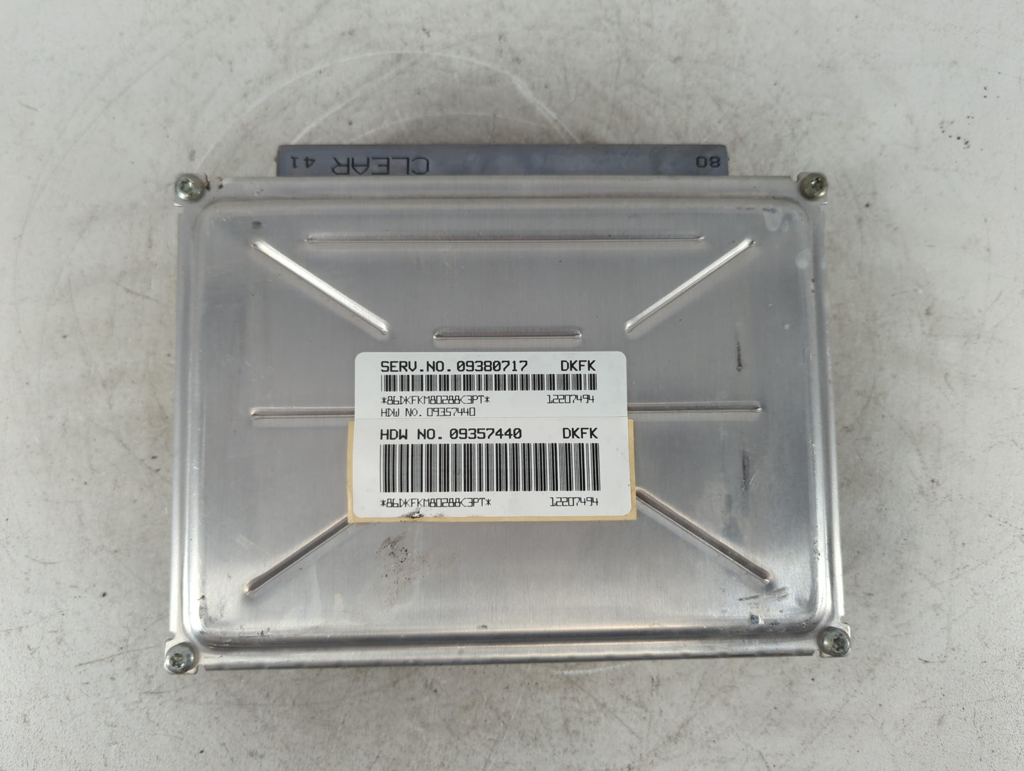 2001-2003 Pontiac Grand Prix PCM Engine Control Computer ECU ECM PCU OEM P/N:09380717 Fits Fits 2000 2001 2002 2003 OEM Used