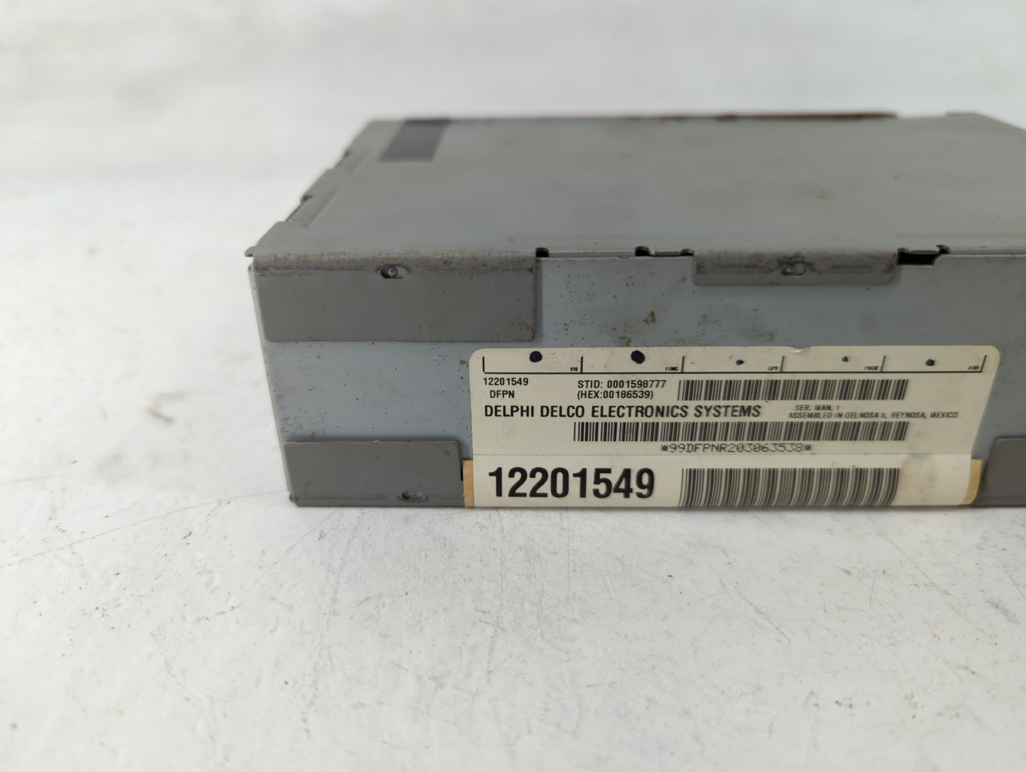 1999-2001 Pontiac Grand Prix Radio AM FM Cd Player Receiver Replacement P/N:12201549 Fits Fits 1999 2000 2001 OEM Used Auto 