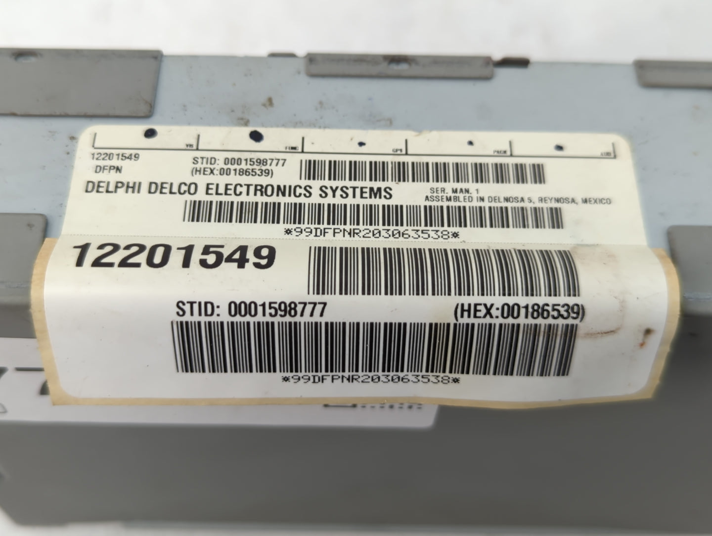 1999-2001 Pontiac Grand Prix Radio AM FM Cd Player Receiver Replacement P/N:12201549 Fits Fits 1999 2000 2001 OEM Used Auto 