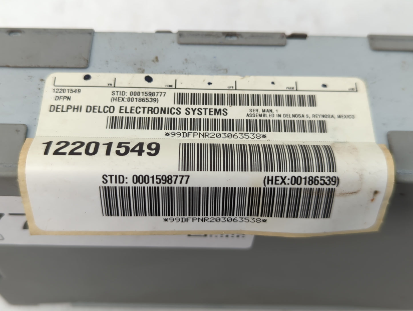 1999-2001 Pontiac Grand Prix Radio AM FM Cd Player Receiver Replacement P/N:12201549 Fits Fits 1999 2000 2001 OEM Used Auto 