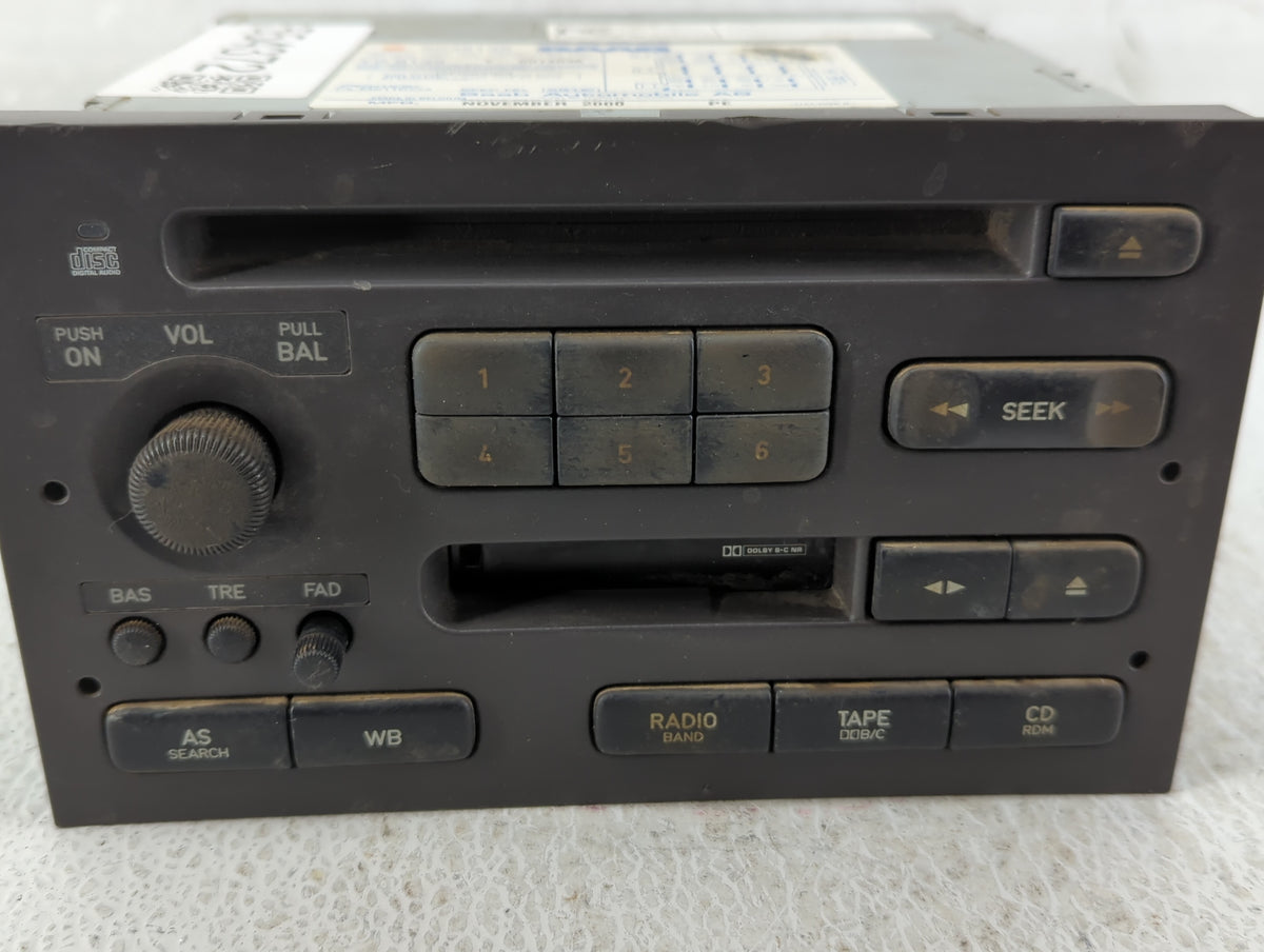 2001 Saab 9-5 Am Fm Cd Player Radio Receiver - Oemusedautoparts1.com