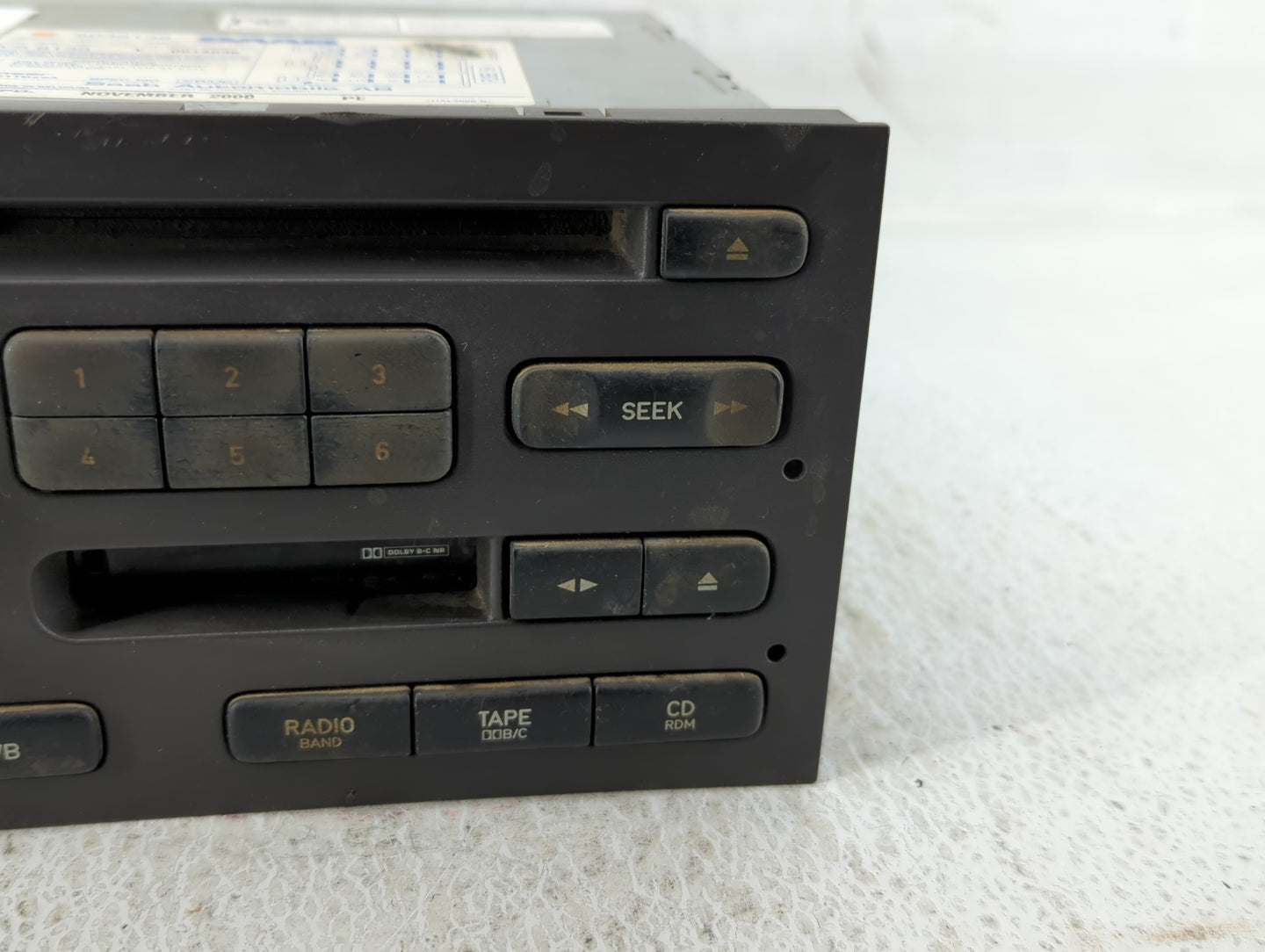 2001 Saab 9-5 Am Fm Cd Player Radio Receiver - Oemusedautoparts1.com