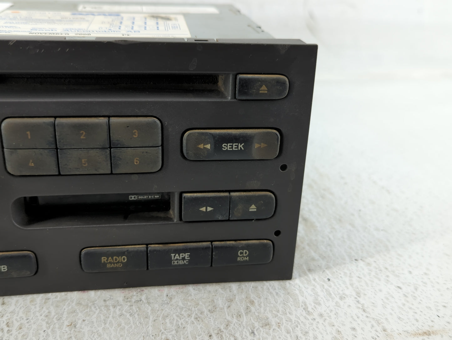 2001 Saab 9-5 Am Fm Cd Player Radio Receiver - Oemusedautoparts1.com