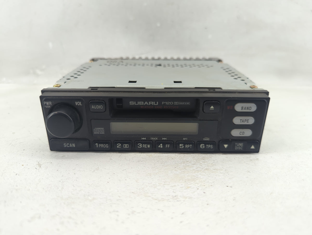 2000-2002 Subaru Legacy Radio AM FM Cd Player Receiver Replacement P/N:86201AE08A Fits 2000 2001 2002 OEM Used Auto Parts - 