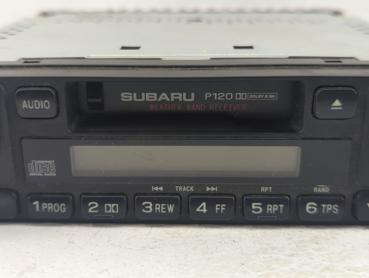 2000-2002 Subaru Legacy Radio AM FM Cd Player Receiver Replacement P/N:86201AE08A Fits 2000 2001 2002 OEM Used Auto Parts - 