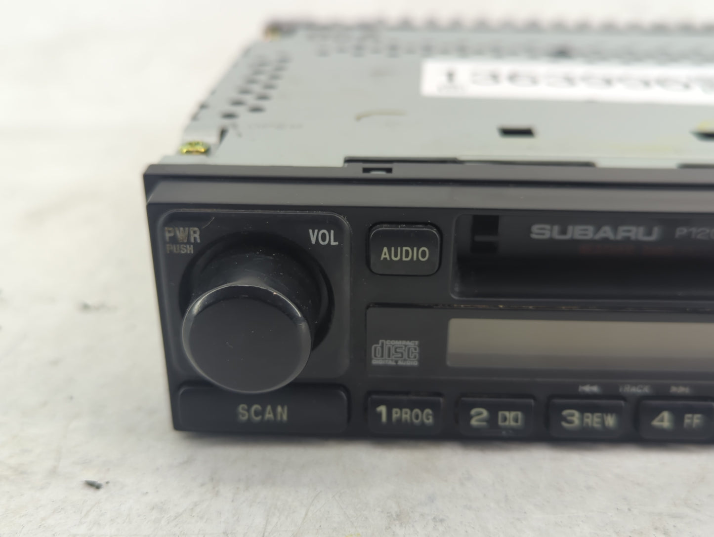 2000-2001 Subaru Legacy Radio AM FM Cd Player Receiver Replacement P/N:86201AE08A Fits Fits 2000 2001 OEM Used Auto Parts - 