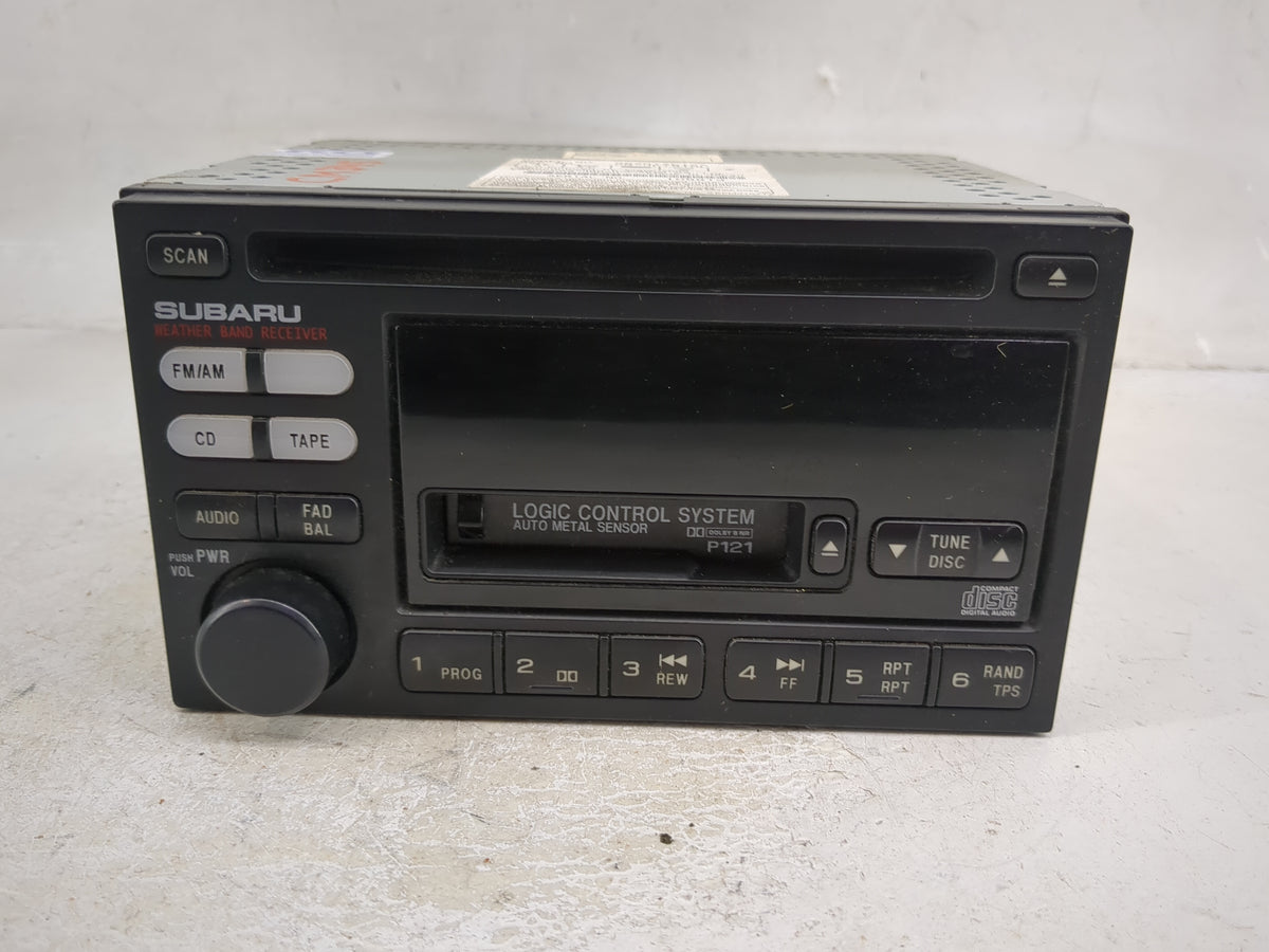 2000-2002 Subaru Legacy Radio AM FM Cd Player Receiver Replacement P/N:86201AE12A CQ-JF1910L Fits Fits 2000 2001 2002 OEM Us