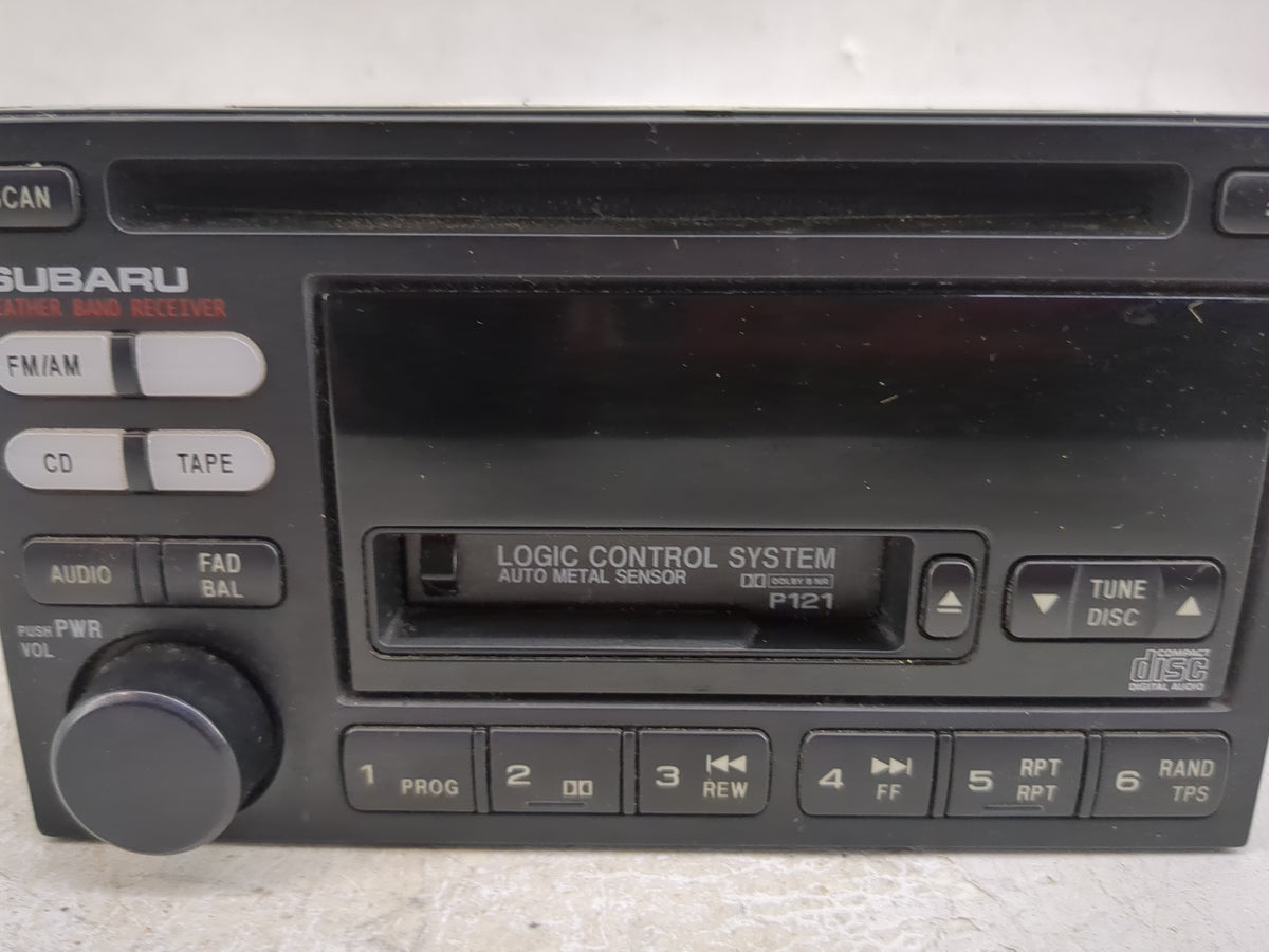 2000-2002 Subaru Legacy Radio AM FM Cd Player Receiver Replacement P/N:86201AE12A CQ-JF1910L Fits Fits 2000 2001 2002 OEM Us