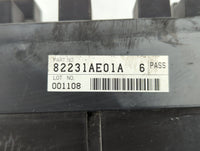 2000-2001 Subaru Legacy Fusebox Fuse Box Panel Relay Module P/N:82231AE01A Fits Fits 2000 2001 OEM Used Auto Parts - Oemused