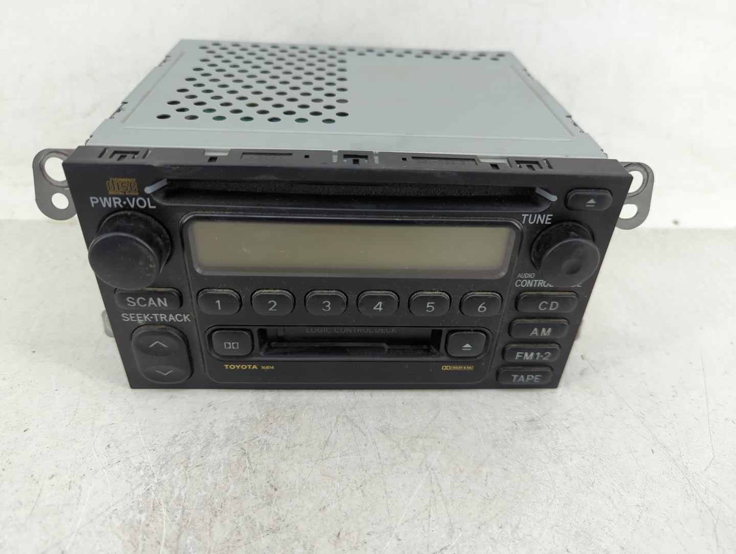 2000-2001 Toyota Camry Radio AM FM Cd Player Receiver Replacement P/N:86120-08110 Fits Fits 1999 2000 2001 2002 2003 OEM Use