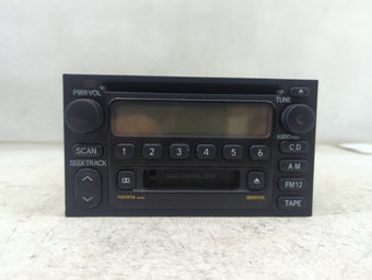 compare product 2001 Toyota Camry Radio AM FM Cd Player Receiver Replacement P/N:A56803 86120-0B110, 09357129 Fits Fits 2002 2003 OEM Used Auto Parts