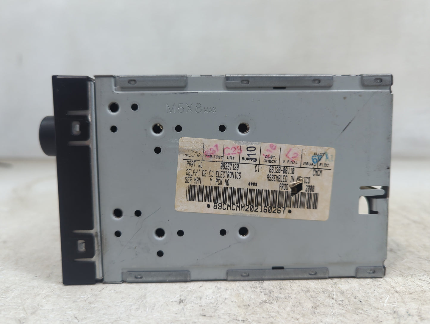 2001 Toyota Camry Radio AM FM Cd Player Receiver Replacement P/N:A56803 86120-0B110, 09357129 Fits Fits 2002 2003 OEM Used A
