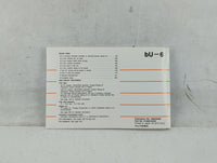2001 Toyota Camry Owners Manual Book Guide P/N:01999-33528 OEM Used Auto Parts - Oemusedautoparts1.com