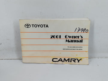 2001 Toyota Camry Owners Manual Book Guide P/N:01999-33528 OEM Used Auto Parts - Oemusedautoparts1.com