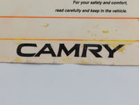 2001 Toyota Camry Owners Manual Book Guide P/N:01999-33528 OEM Used Auto Parts - Oemusedautoparts1.com