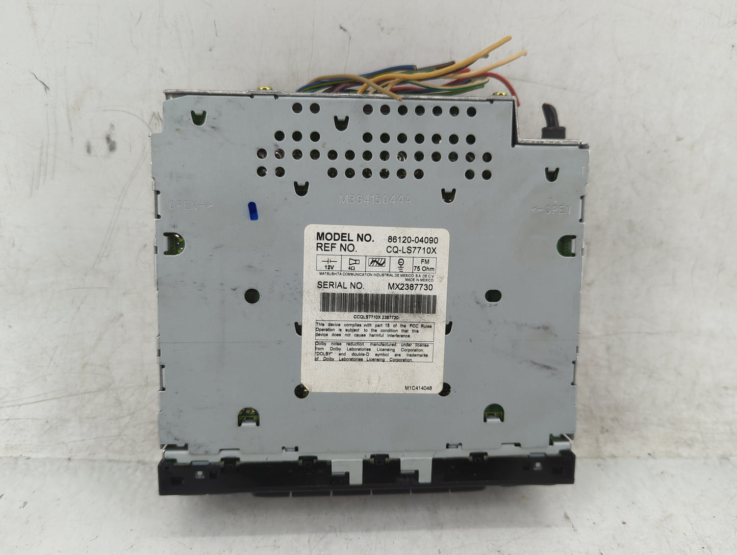 1998-2002 Toyota Corolla Radio AM FM Cd Player Receiver Replacement P/N:86120-04090 Fits Fits 1997 1998 1999 2000 2001 2002 