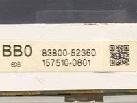2001 Toyota Echo Instrument Cluster Speedometer Gauges P/N:83800-52360 157510-0801 Miles: Fits OEM Used Auto Parts - Oemused